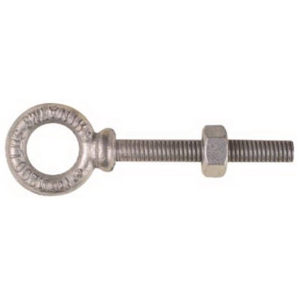 Acero forjado galvanizado Eyebolt National Hardware de 3/8 x 2.5 pulgadas