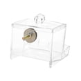 thumbnail image 4 of Alimentador de pollos Strade Fareast Limited acrílico transparente para cacatúas 4 piezas, 4 of 8