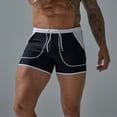 thumbnail image 4 of FcBaudy Men's Low Waist Solid Color High Vent Swimming Trunks Underpants Men Pants, 4 of 6