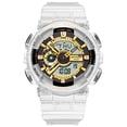 thumbnail image 2 of SUSHNAG Waterproof Sports Couple Watch Fashion Sports Watch Transparent Strap Digital Couple Watch Men, 2 of 2