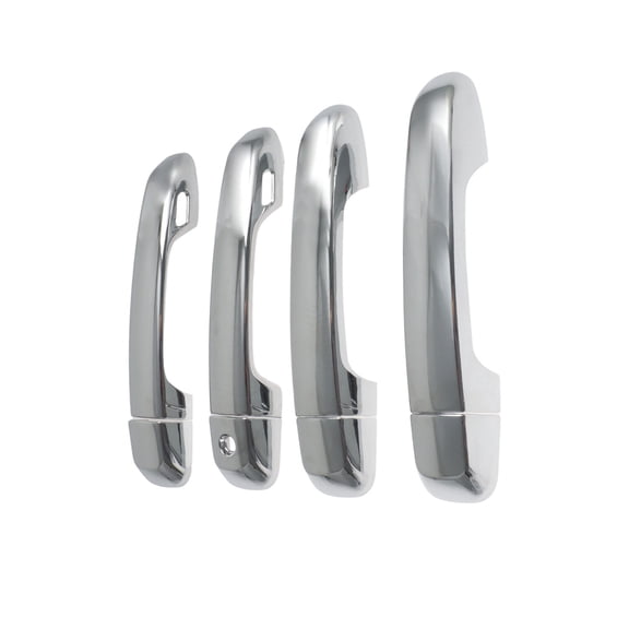 Set of 4 Door Handle Cover Front Rear Left Right Chrome Fit for Toyota 4runner