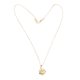 thumbnail image 4 of Collar con colgante de girasol en plata bañada en oro y elegancia resplandeciente para mujer, 4 of 8