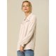 thumbnail image 5 of INSPIRE CHIC Blusa Camisa Tops Con Botones Manga Larga Pu?o Elástico Detalle De Volantes Para Mujeres Albaricoque L, 5 of 6