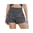 thumbnail image 4 of SAYOO Pantalones cortos holgados informales de verano para mujer, pantalones cortos elásticos de cintura alta con estampado abstracto, ropa de playa SAYOO  Moda，ocio, 4 of 9