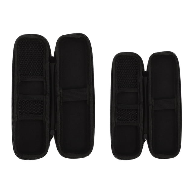 ORDDIART 2Pcs Black Protective Case Semi Water Resistant Storage Holder