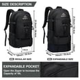 thumbnail image 2 of Mochila de Senderismo SEMSTY Expandible 30L/40L/50L para Hombres y Mujeres, 2 of 7