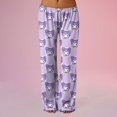 thumbnail image 1 of Hello Kitty Pj Pants Women Flannel Pajamas Women Anime Hello Cat Flannel Sleep Pants Cartoon Pajamas Pants for Women Print Flannel Pajamas Pants Cute Fuzzy Pajamas Pants, 1 of 5