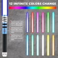 thumbnail image 3 of Lightsaber Dueling Light Saber with 12 RGB Colors 16 Sound Fonts, Motion Control, Force FX Lightsabers with Tubogas Metal Handle and Replaceable Blade, Light Sabers for Adults, Kidults(42.12Inch), 3 of 8