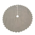 thumbnail image 3 of Kurt Adler 48-Inch Silver Hand Embroidery Treeskirt, 3 of 3