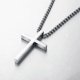 thumbnail image 5 of New Stainless Steel Cross Pendant Necklace for Men Women Minimalist Jewelry Male Female Necklaces Chokers Silver Color, 5 of 5