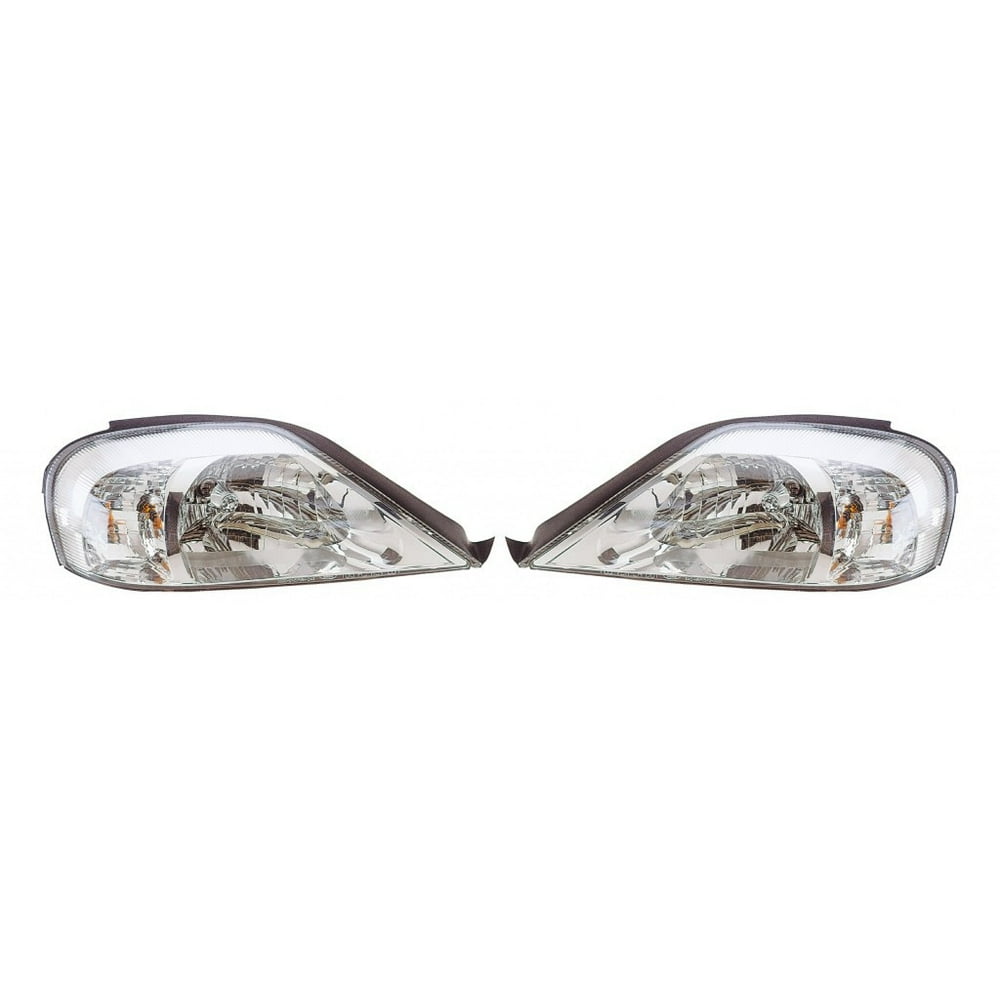 For 2000-2002 Mercury Sable Pair Head Lights Driver and Passenger Side
