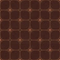 thumbnail image 1 of Ahgly Company Machine Washable Indoor Square Transitional Black Brown Area Rugs, 4' Square, 1 of 7