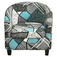 thumbnail image 2 of Eurhowing 2-Piece Club Chair Slipcover with Cushion Cover, Stretchable Tub Chair Sofa Couch Covers, Elastic Armchair Cover, 1-Pack, 2 of 9