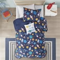 thumbnail image 3 of Pemberly Row Contemporary 100 Percent Polyester Printed Comforter Set in Multi, 3 of 13
