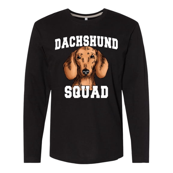 Inktastic Dog Dachshund Squad Long Sleeve T-Shirt