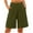 B46 Army Green women's pants clearance under $5, variant on Shorts for Women under $5! Cagogo Women Wide Leg Linen Bermuda Shorts Dressy Casual Pleated Knee Length Loose Athletic Long Shorts High Waisted Summer Stretch Short Pants