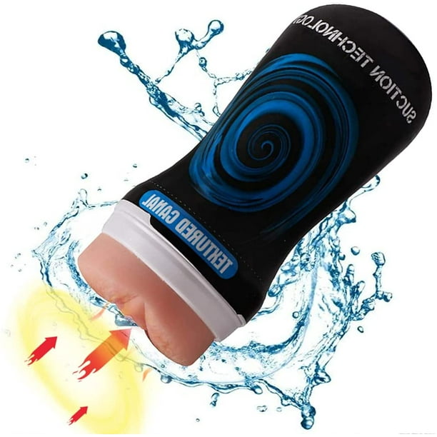 Masturbación Relajación Retraso de la masturbación Copa Vagina Apretada Juguetes Sexuales para Hombre Automático Bolsillo Coño Propulsor Masculino Masterbrator Copa Pussycat Guy Suéter Gel de Sílice Succión al Vacío oso de fresa Electrónica