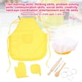 thumbnail image 3 of Kitchen Pretend Play Kit, Help Develop An Interest In Cooking Washable Cloth Children Baking Set, Travel Girls For Boys Home, 3 of 8