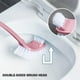 thumbnail image 5 of Juego de cepillos de baño con base | Montaje en pared o soporte | Cabezal flexible para bordes y esquinas | Diseño antigoteo de secado rápido | Cepillo de limpieza de plástico para baño, 5 of 6