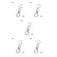 thumbnail image 2 of Greeniant Conector de pesca Flexible, rotación de 360 ​​grados, anillo giratorio de pesca, rodamiento de bolas, conectores a presión de siete 5piezas, 2 of 6