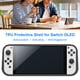 thumbnail image 2 of Sywqhk Controlador TPU Case Grip Funda protectora para Switch OLED Console (Negro), 2 of 9