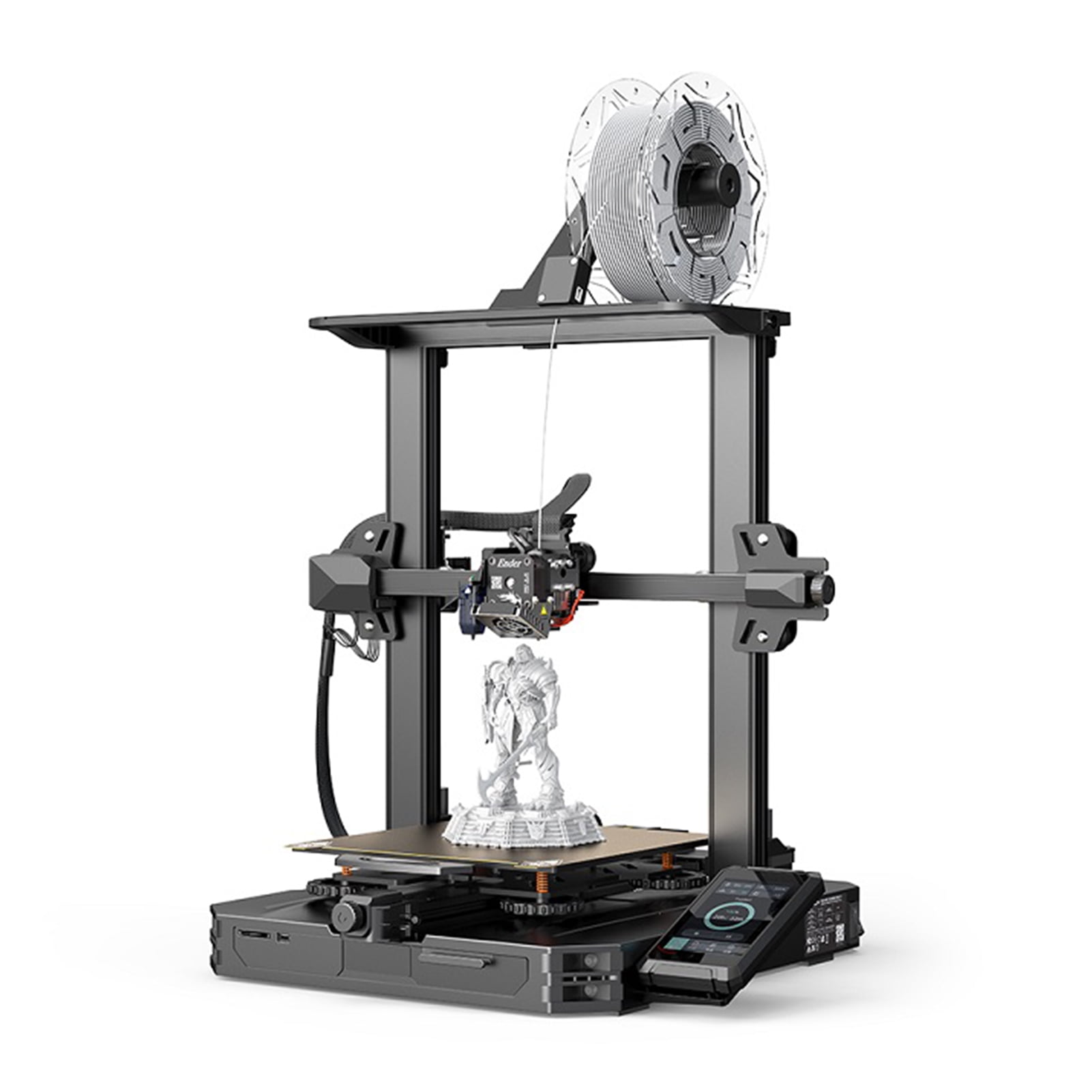Lånte halvkugle Tilbagebetale Creality 3D Printer Ender 3 S1 Pro, Upgrade from Ender 3 S1 with 300℃  High-Temperature Nozzle, LED Light, PEI Spring Printing Plateform and  4.3inch Touchscreen, Printing Size 8.6X8.6X10.6in - Walmart.com