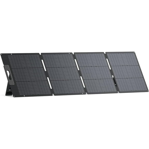 BLUETTI 200W Foldable Solar Panel, Compatible with EB3A, AC70, AC180, AC200L, AC300, AC500, and B300K Power Stations, Portable Solar Charger with Adjustable Kickstands for Camping, RVs, and Blackouts