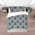 thumbnail image 2 of 3D Hand Drawn Animal Bear Floral Leaf Quilt Cover Set Bedding Set Duvet Cover, 2 of 3