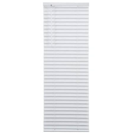 better homes & gardens 2" cordless faux wood horizontal blinds, white, 58x64