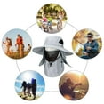 thumbnail image 5 of BadPiggies Wide Brim Sun Hat 3-in-1 UV Protection Fishing Cap with Removable Face & Neck Flaps (3-Color), 5 of 9