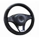 thumbnail image 2 of Funda Cubre Volante Deportivo Protector Antiderrapante Auto Modelo Negro, 2 of 4