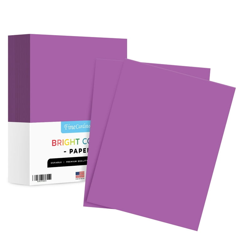 Assorted Bright Colored Paper – Perfect for Arts and Crafts, Invitations,  Flyers, Posters, Menus, Decorations | Regular 24lb Bond (90gsm) | 8.5 x  11