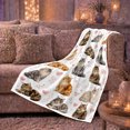 thumbnail image 6 of Maine Coon Cats White Background Halloween, Playful Pet Portrait Pattern, Warm Flannel Blanket for Living Room and Bedroom, Cat Lovers Christmas Gift, Pet Lover Home Decor, 6 of 9