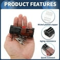 thumbnail image 6 of Unique Bargains 6 Pin Car Electrical Wire Connector Plug Housing Kits Waterproof 1 Set 2.8mm Series Brown, 6 of 6