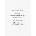 thumbnail image 2 of Adebowale 12x14 Black Ornate Wood Framed with Double Matting Museum Art Print Titled - Remain Calm, 2 of 4