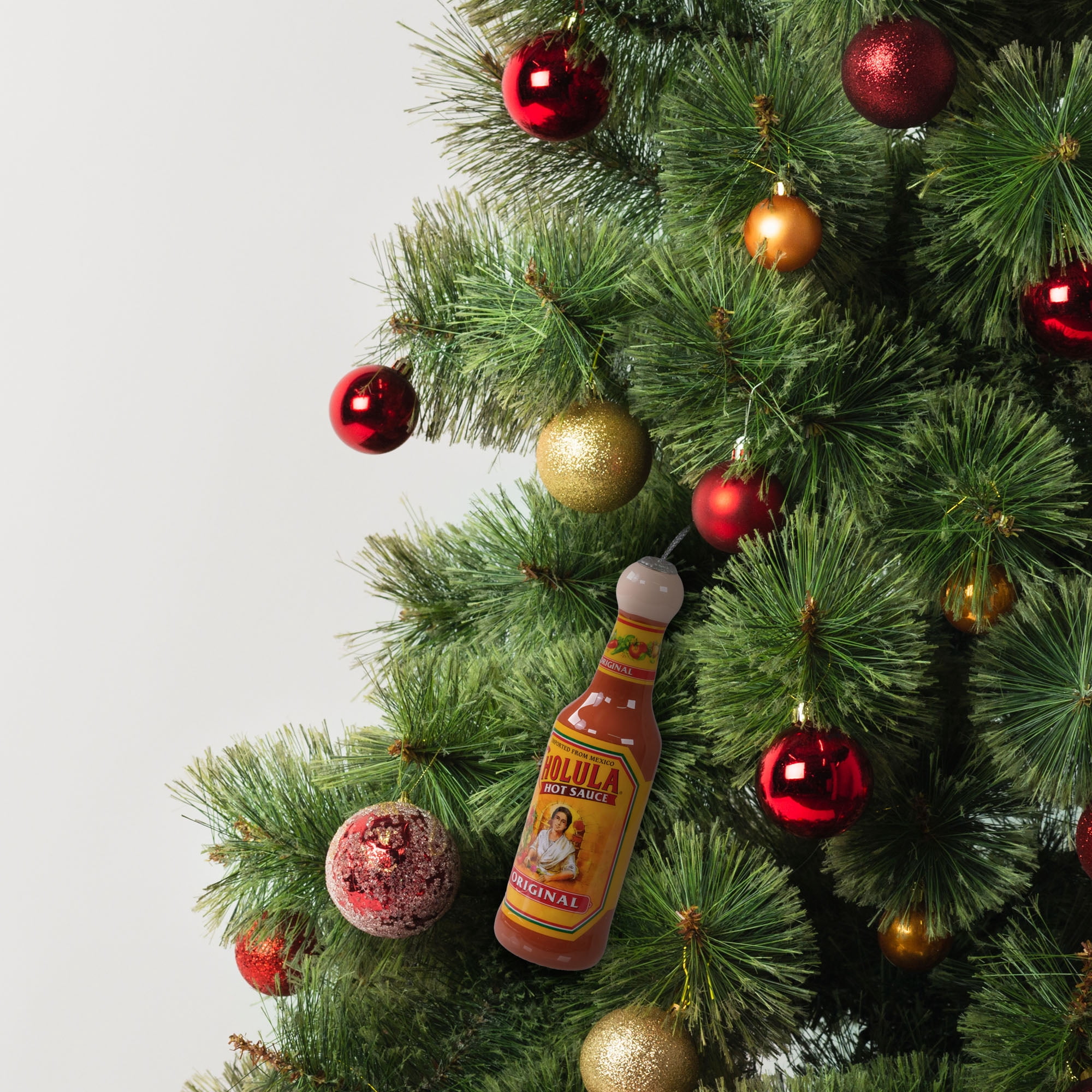 Cholula Hot Sauce Bottle Christmas Ornament – Mini Hanging Decoration