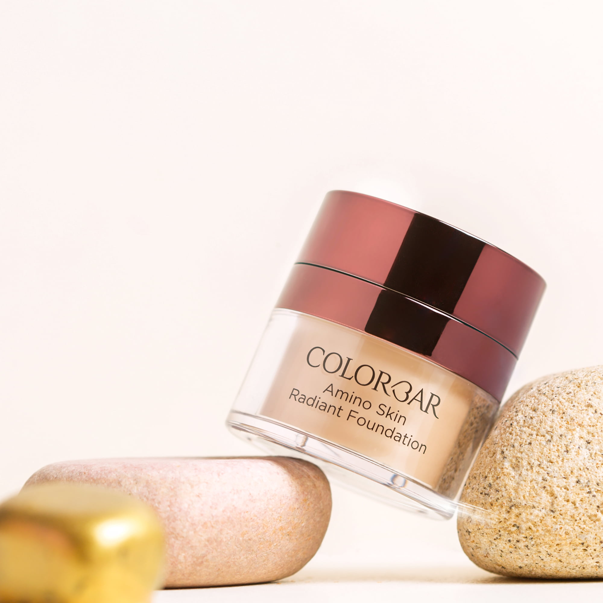 Colorbar Amino Foundation, Foundation Makeup, 004 Rose Mild, 0.5 oz