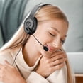 thumbnail image 5 of Auriculares Estéreo para Centro de Llamadas con Micrófono con Cancelación de Ruido para Zoom Skype Office Call Center Home Podcast, 5 of 5