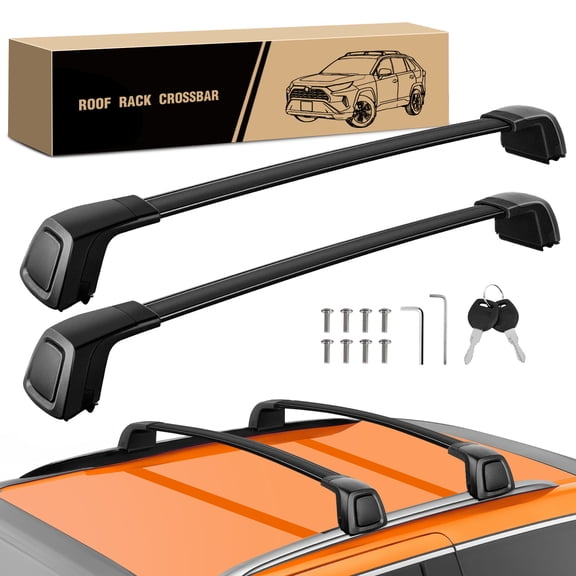 Nilight Roof Rack Cross Bars Compatible with 2019-2024 Kia Telluride S SX SX-P EX, Aluminum Lockable Cargo Crossbars for Rooftop Carrier, Black