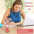 thumbnail image 2 of Daisyyozoid Wholesale Handheld Fan Handheld Fan Outdoor Portable Fan Desktop Fan Usb Mini Fan, 2 of 7