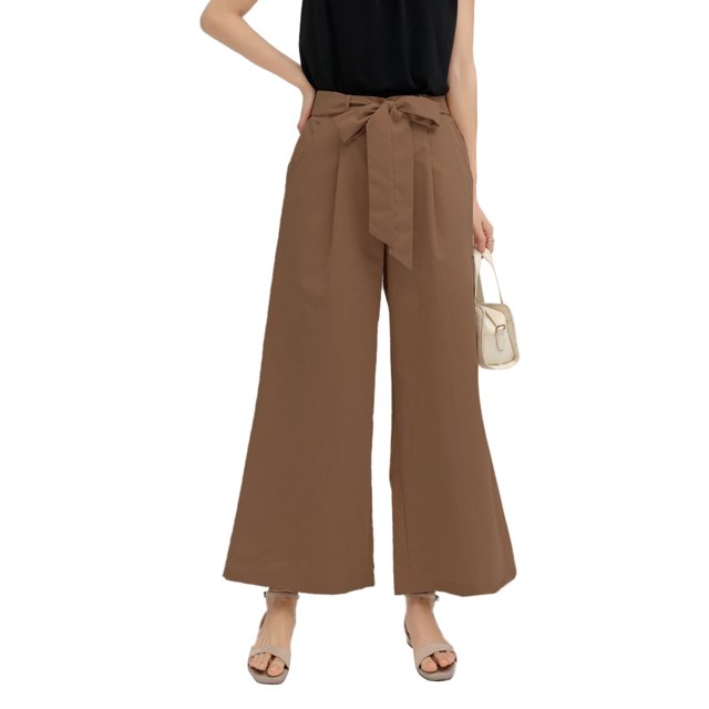 Txlixc Pantalones de piernas anchas de moda para mujeres Txlixc moda