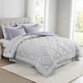 thumbnail image 4 of Modern Threads Bed In a Bag 7-Piece Amethyst Comforter Set, Queen, 4 of 4