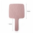 thumbnail image 1 of Espejo de maquillaje de belleza, espejo de un solo lado, espejo portátil con pintura UV, espejo de mano con galvanoplastia, 1 of 6
