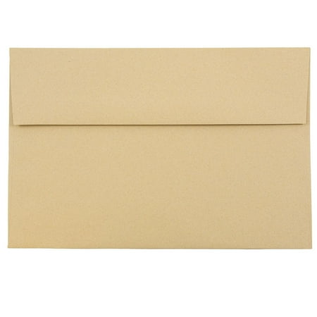UPC: 0640522127443 | JAM A8 Envelopes  5.5×8.1  Ginger Recycled  25/Pack