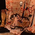 thumbnail image 4 of Halloween Scary Black/White 1.5M Spider Web Spider Haunted House Bar Props for Halloween Party Scene Props Decoration, 4 of 6