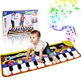 Musical Piano Mat Keyboard Play mat Baby Early Education Music Touch Play Blanket Gifts Toys for Girls Boys Toddlers 