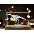 thumbnail image 3 of Leaellynasaura Dinosaur 3D Engraved Crystal 3D Engraved Crystal Keepsake/Gift/Decor/Collectible/Souvenir, 3 of 6