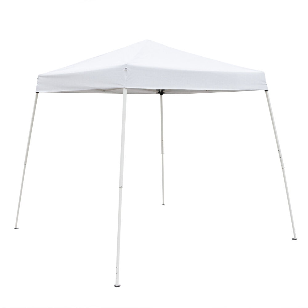 Kadyn Outdoor Folding Party Tent, 10' x 10' Portable Household Waterproof Folding Tent for Parties Garden Pool, White Camping Shelters