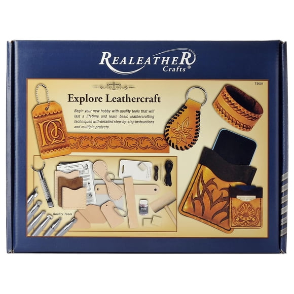 Realeather Kit d'Artisanat en Cuir T5001-00 Explore