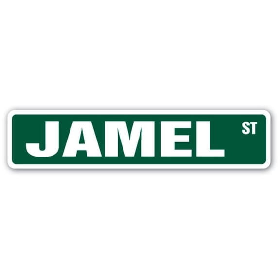 4 x 18 in. Childrens Name Room Street Sign - Jamel
